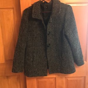 Gray tweed jacket
